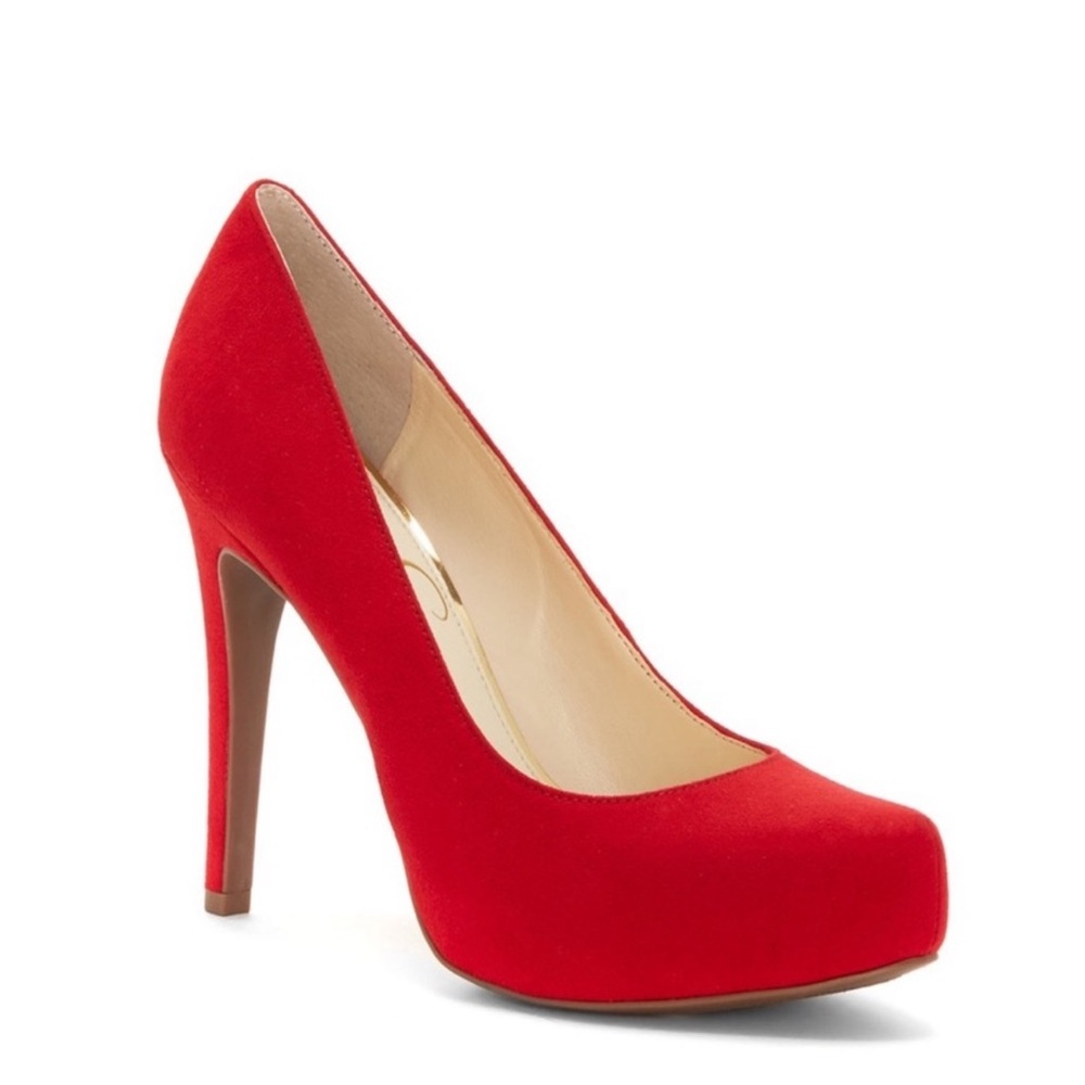 Jessica Simpson Vibrant Red Heels